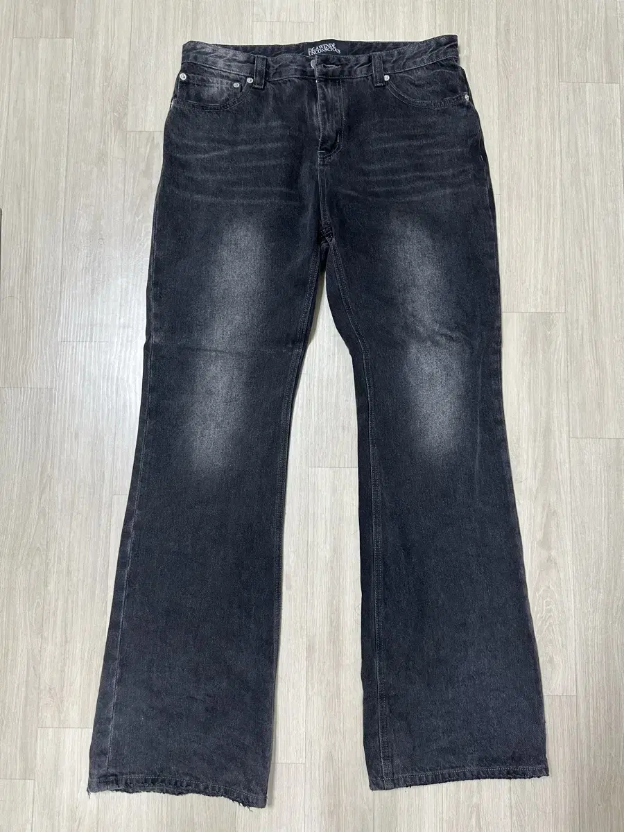 Owende Flare Denim Black Washing jin Size 1