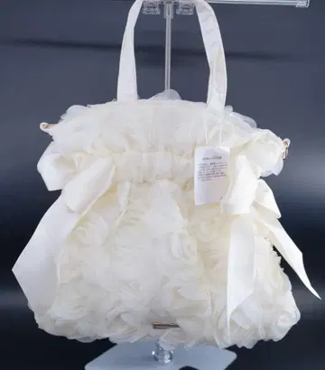 Maison de FLEUR 튤 로즈 더블 리본 2Way 토트백