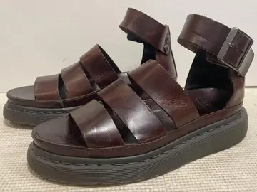 Dr Martens 닥터마틴 가죽 벨트 샌들 UK4 브라운