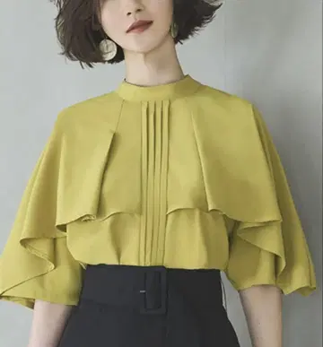루이 루에 부티크 RUIRRUE boutique 케이프 블라우스