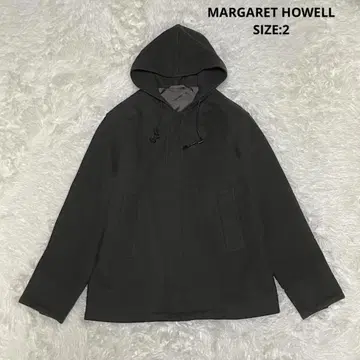 MARGARET HOWELL 멜톤 후드 자켓 riri 지퍼 일본제