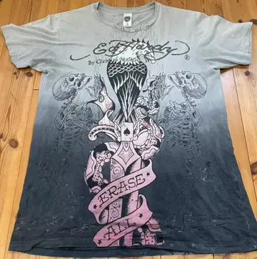 헤이세이 y2k Ed Hardy 티셔츠 그런지 에드 하디 M 우라하라