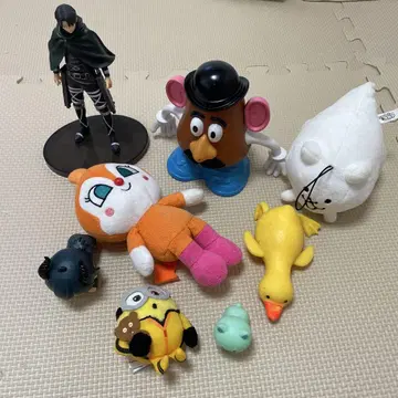 봉제 인형 세트 냥코 리바이 미니언 포테이토 헤드