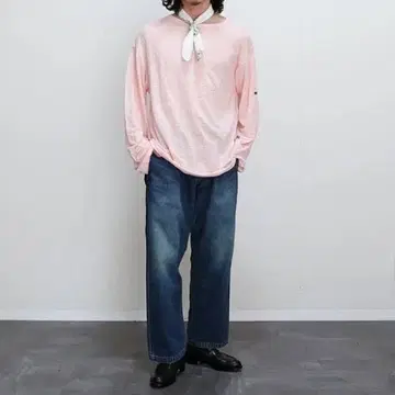 outil 우티 바스크 셔츠 롱 T 컷 티셔츠 TORICOT HABAS
