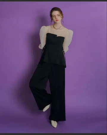 et.UNiVER 셋업 세레모니 결혼식 쉬폰