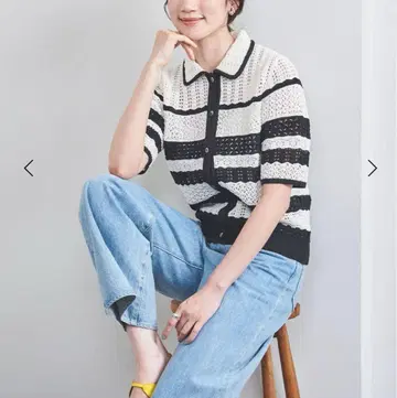 인기 아이템 UNITED ARROWS 폴로 니트