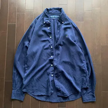 RALPH LAUREN 버튼 다운 린넨 셔츠