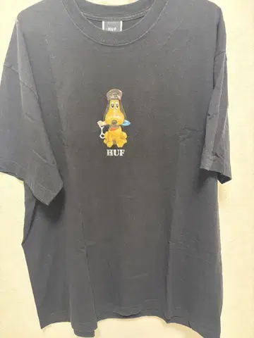 HUF 블랙 티셔츠 L 사이즈