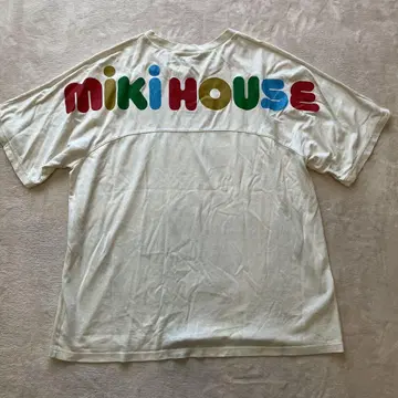MIKI HOUSE 크림색 티셔츠 M
