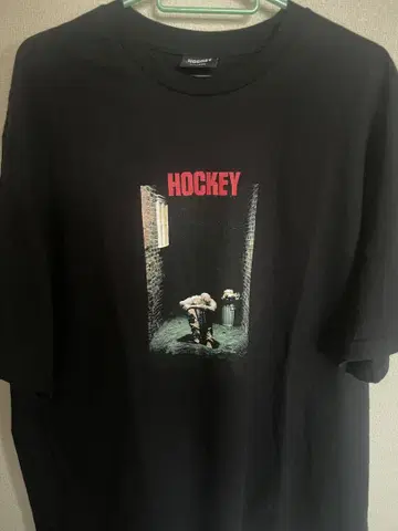 HOCKEY 그래픽 프린트 티셔츠 XL