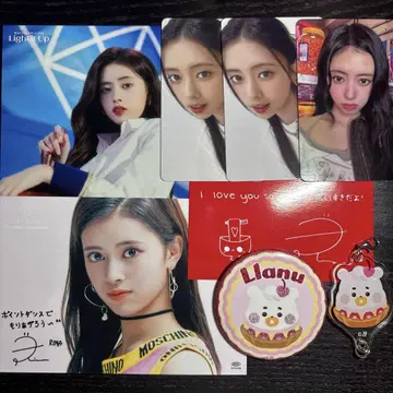 NiziU 리마 트레이딩 카드 랜트 캔뱃지 키 참 라누 덤 포함