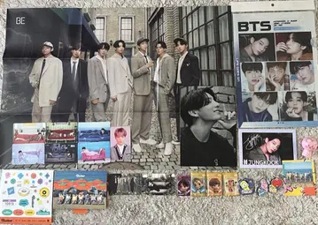 BTS BE 포스터 포토 카드 세트