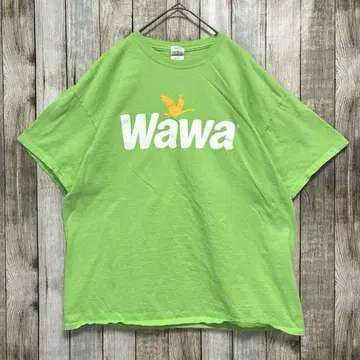 F18 길단 Wawa 로고 티셔츠 XL 스트릿 Y2K 아메카지