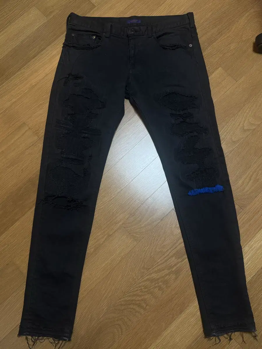 Undercover 16ss 68 Denim Blue Yarn Black Jin