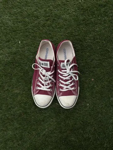 CONVERSE ALL STAR 버건디 스니커즈