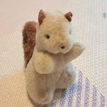 리틀 로맨스 다람쥐 봉제 인형 쇼와 레트로 빈티지