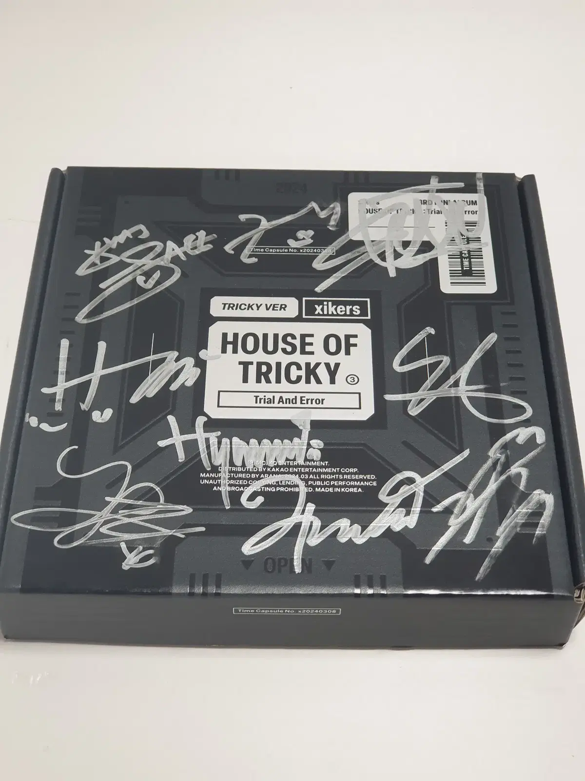 [Shipping Included] xikers Member Autographed Promotional Album Full Set