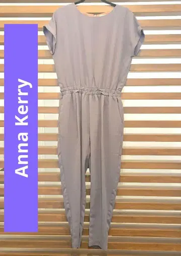 Anna Kerry 올인원 팬츠 반팔 핑크 베이지