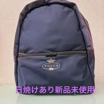 일광화상 있음, 택 포함] 왕관 로고 리본 백팩 마더백 TOCCA