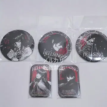 히라노 코타 대박람회 헬싱 캔뱃지 아카드 5종 HELLSING