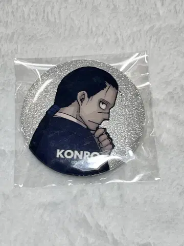 염염의 소방대 글리터 캔뱃지 네이비