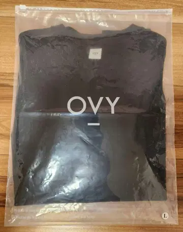 Ovy Fine Cotton Basic 3pac T-shirts (블랙)