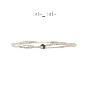 Forte_Forte 스트링 벨트 끈 벨트 내추럴 새상품급
