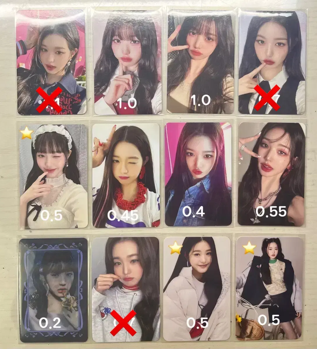 Ive poca wts gaeul yujin lay wonyoung liz leeseo album poca pre-order benefit unreleased photocard