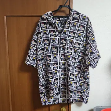 로카웨어 캐릭터 패턴 반팔 셔츠 XL