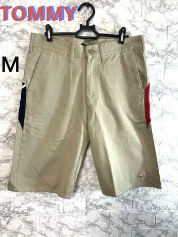 TOMMY 타미힐피거 M 사이즈 하프 팬츠 백 프린트