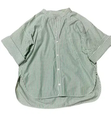 MACPHEE 맥피 코튼 스트라이프 셔츠 투모로우랜드