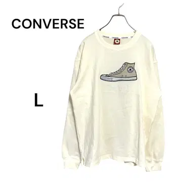 컨버스 자수 로고 크루넥 트레이닝복 L 유니섹스