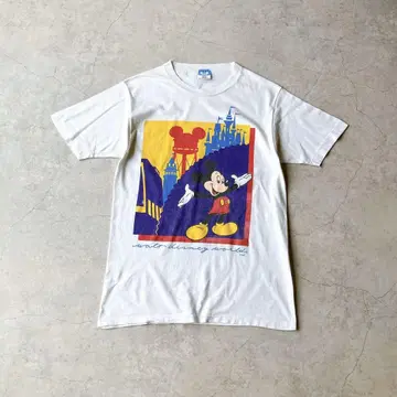 80년대 90년대 USA제 DISNEY 공식 티셔츠 수베니어