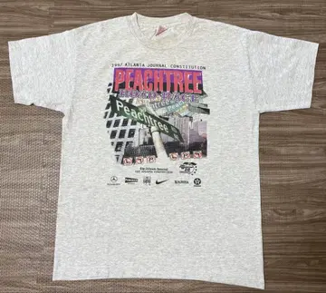 1997 PEACHTREE ROAD RACE 티셔츠 빈티지 티셔츠