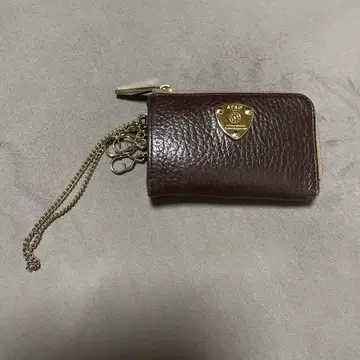 ATAO 다크 브라운 가죽 키 케이스