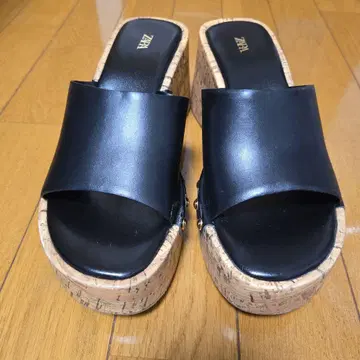 자라 웨지 샌들