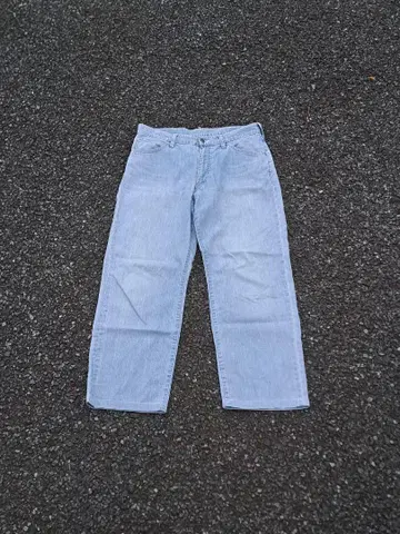 Wrangler 데님 화이트 택