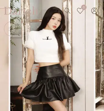 darich DLapin 퍼 슬리브 상의