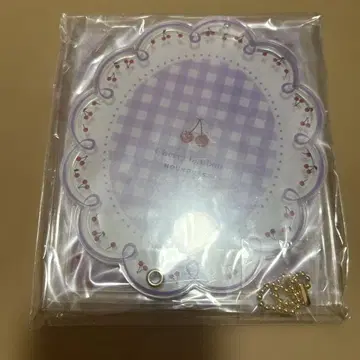 후쿠야 fukuya 체리 모자 꽁지 아크릴 프레임 퍼플 보라색