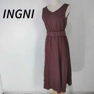INGNI 슬리브리스 원피스 M 세련된 시원한 귀여운 여름 아이템