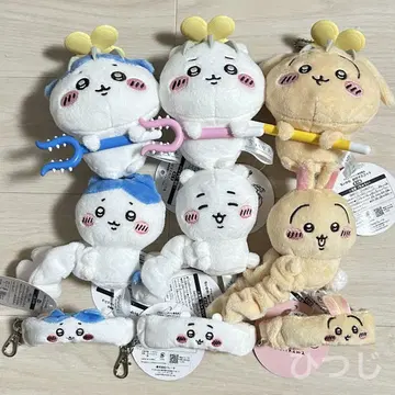 치이카와 하치와레 토끼 토벌 마스코트 리스트 밴드 봉제 인형 스크런치