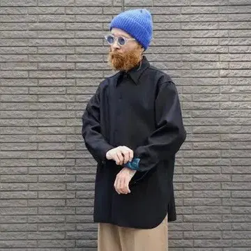 완판템 NICENESS 23AW WALLY 오휘 셔츠 멜톤 레어