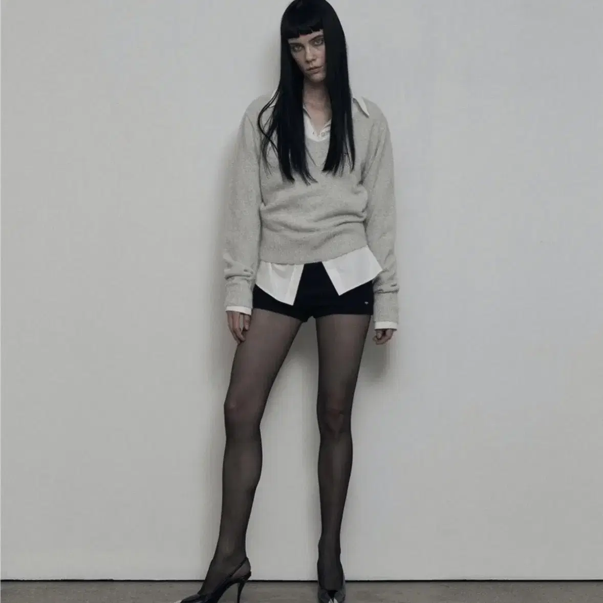 【BOHEMIAN SEOUL】25ss DARKNESS LOW WAIST SHORTS BOHEMIAN SEOUL] DARKNESS LOW WAIST SHORTS, BLACK 正規品 韓国
