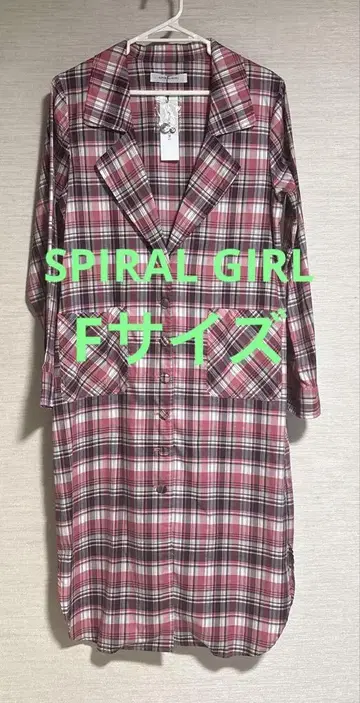 SPIRAL GIRL 체스터 여름 코트 롱 원피스 프리 사이즈