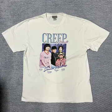 크리프하이프 98'OFFICIAL BOOTLEG 티셔츠 XL 구제 의류