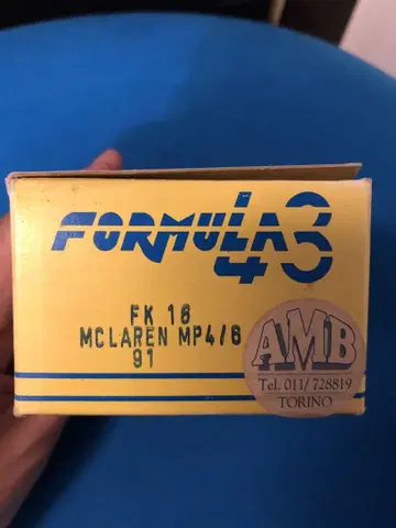 레어 FORMULA43 1/43 맥라렌 mp4/6 세나