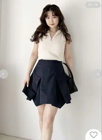LILY BROWN (릴리 브라운) 박스 프릴 스커트 숏 팬츠