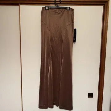 GALSVILLE 브라운 타이트 스커트
