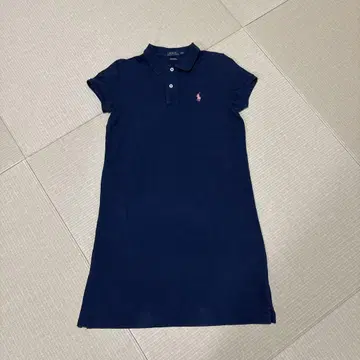랄프 로렌 네이비 반팔 폴로 드레스