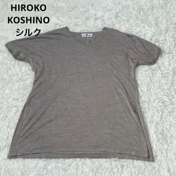 HIROKO 히로코코시노 실크 티셔츠